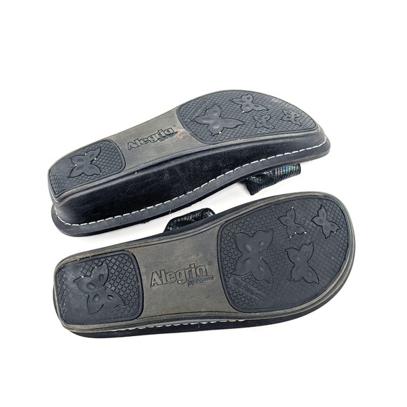 Alegria Womens 8/8.5 Colette Sandals Royals Holographic Iridescent Comfort 38 - Picture 10 of 11